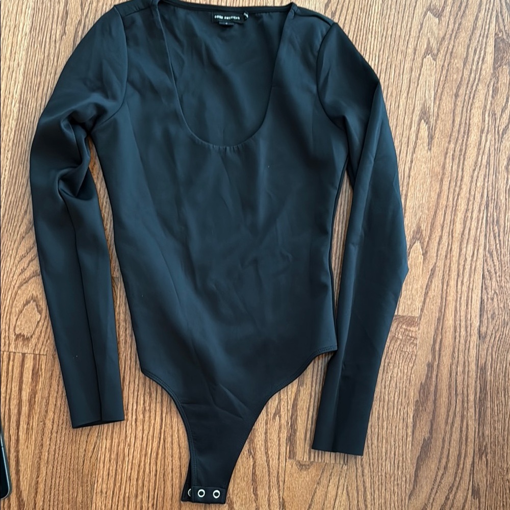 Good American scoop neck bodysuit, size small
